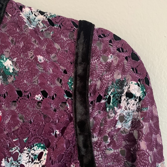 Purple Lace Dress - Picture 3 of 6